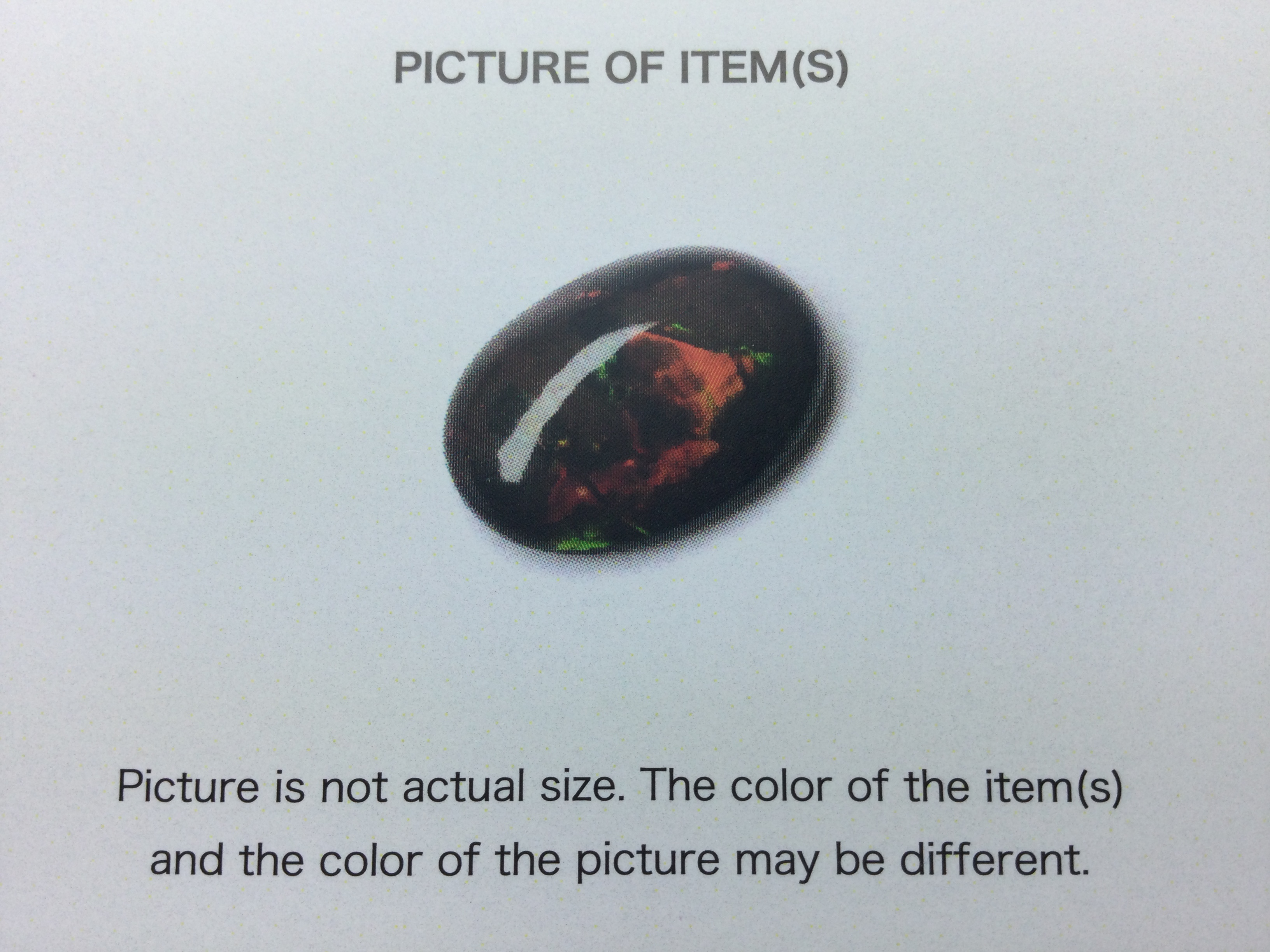 Natural Black Opal-Welo - 1.45 ct (Ethiopien) B106