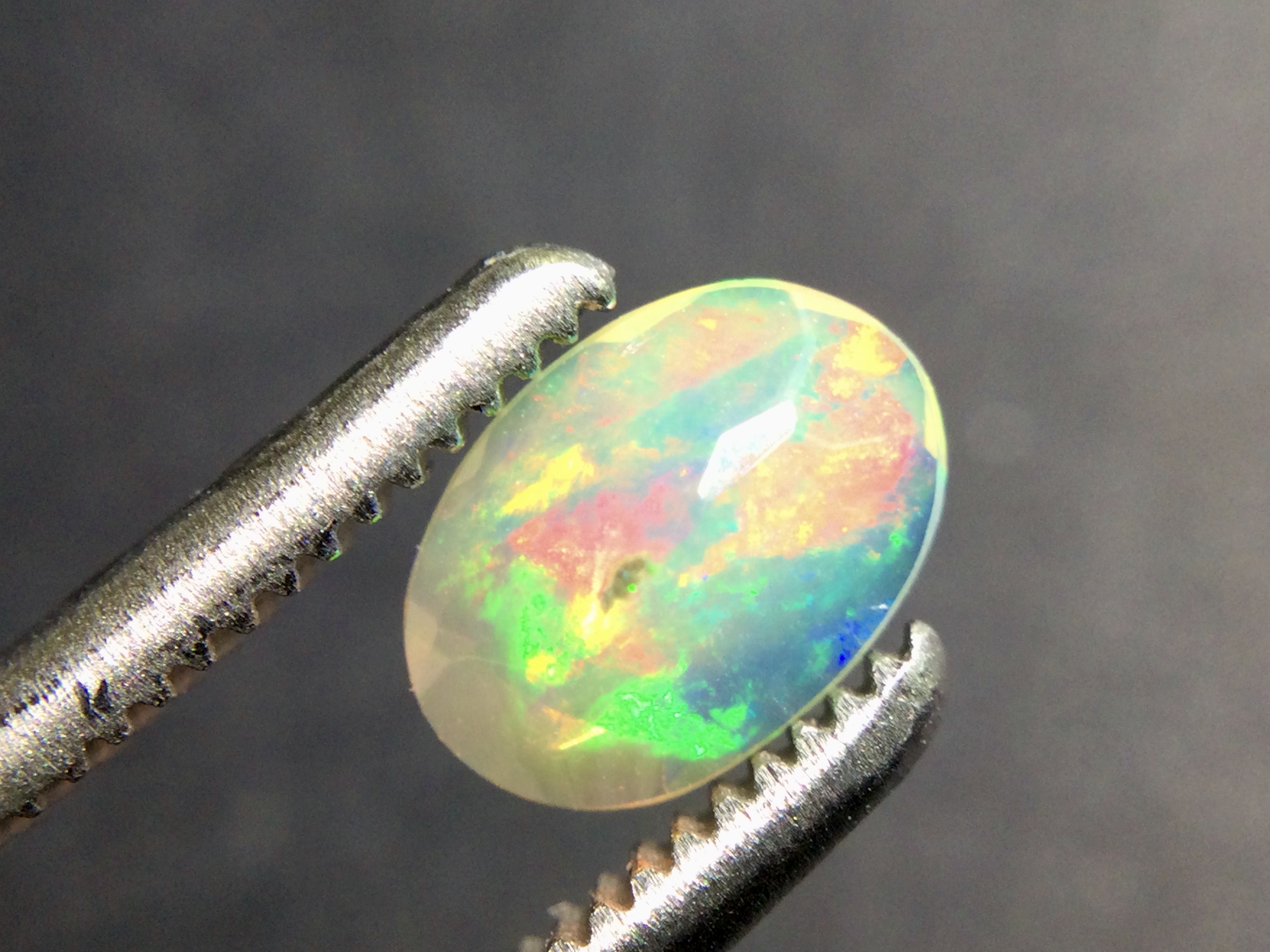  Konvolut von 6 ethiopischen( Welo) Crystal Opalen B 256 - 1.80 ct