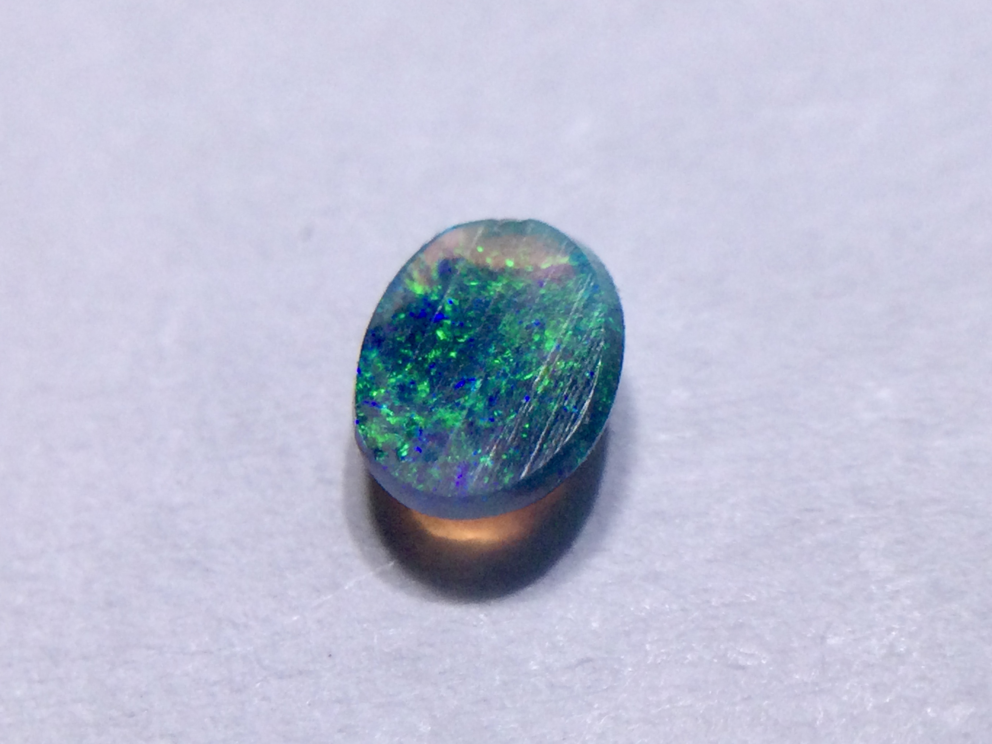  Konvolut von 26 australischen Lightning Ridge Dark Black Opalen B 373 - 2.47 ct