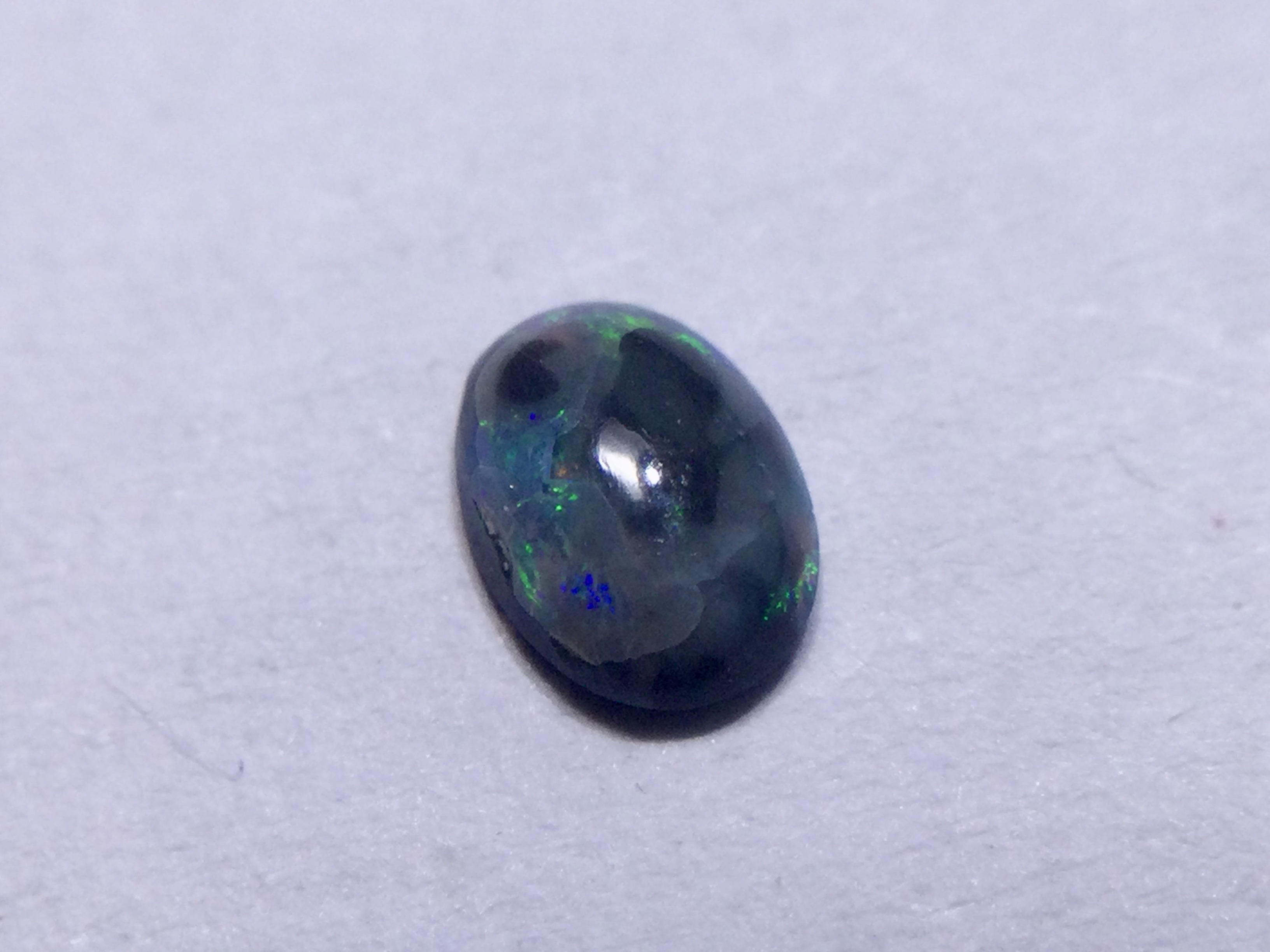  Konvolut von 26 australischen Lightning Ridge Dark Black Opalen B 373 - 2.47 ct