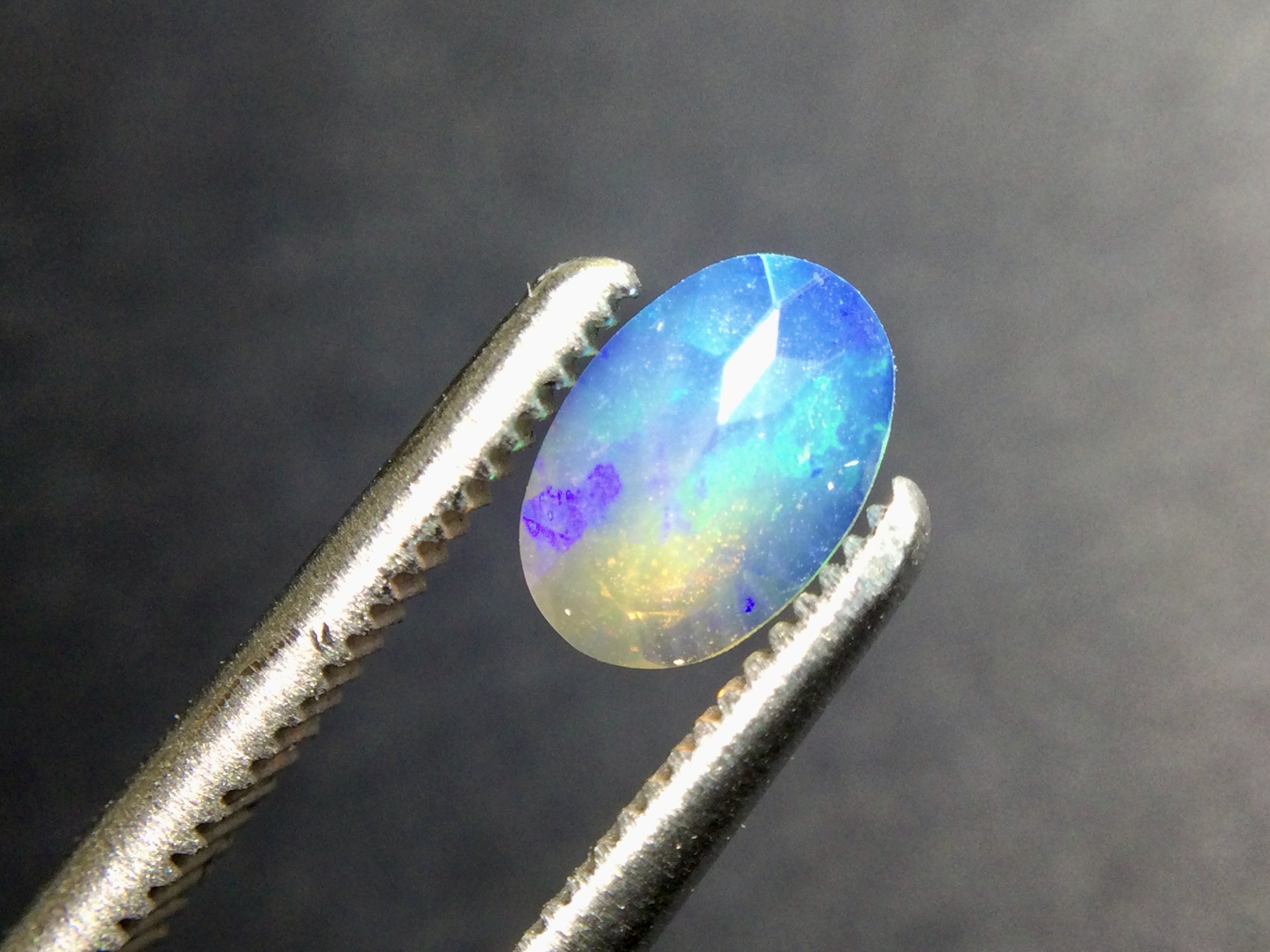  Konvolut von 6 ethiopischen( Welo) Crystal Opalen B 256 - 1.80 ct